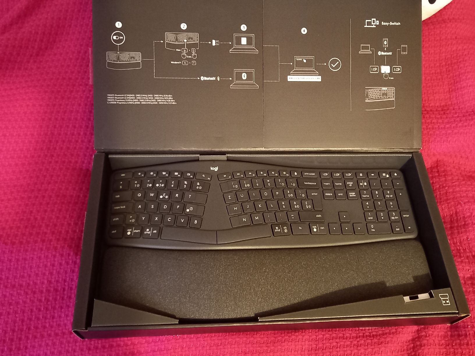 Logitech Tastiere: Ergonomische Computertastatur Logitech neuwertig – Nuovo e nell'imballaggio originale da Basel venduto da Teddyfan92 1