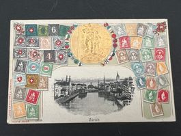 Postkarte Zürich Litho 1907  (P27)