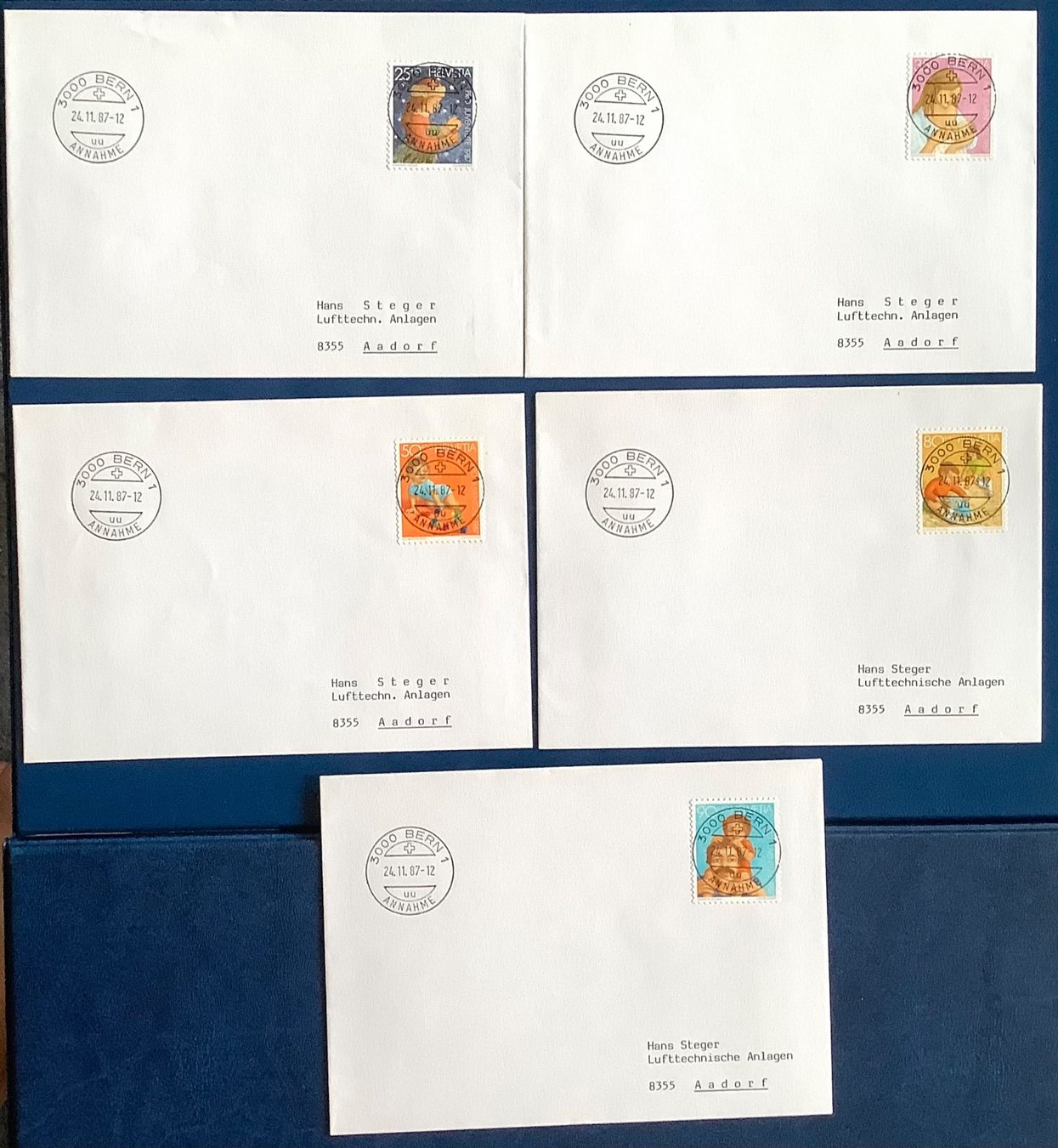 Alle Briefmarken: 1987 FDC - Pro Juventute Einzel Vollstempel – Neu (gemäss Beschreibung) aus Liestal von Pep3