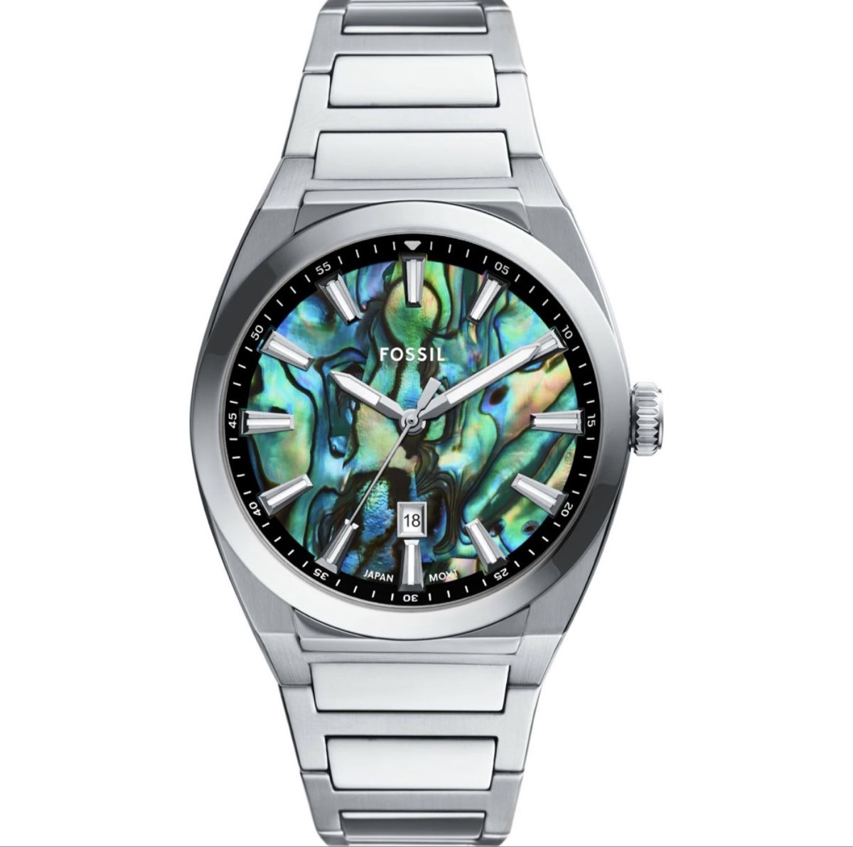 Fossil Orologi: Fossil Everett Silbrig / Multicolor Herrenuhr – Nuovo e nell'imballaggio originale da Emmenbrücke venduto da ThomiE01