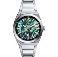 Fossil Everett Silbrig / Multicolor Herrenuhr