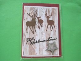 Weihnachtskarte Nr.  23  handgemacht