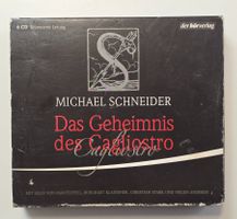 6 CD Lesung DAS GEHEIMNIS DES CAGLIOSTRO Michael Schneider