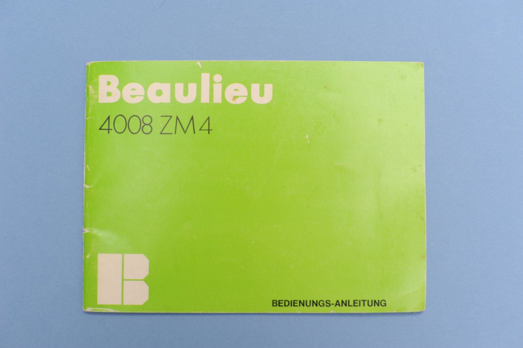 Beaulieu Videocamere: Beaulieu 4008 ZM4 - Bedienungs-Anleitung – Usato da Zürich venduto da Prathama