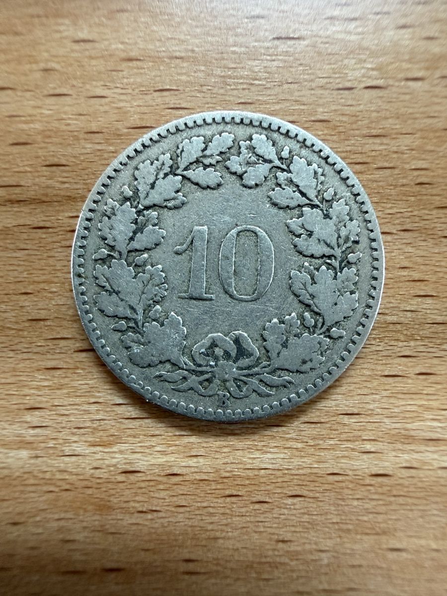 Toutes les monnaies: 10 Rappen Münze 1879 – D'occasion à Grenchen par Bastet007 2