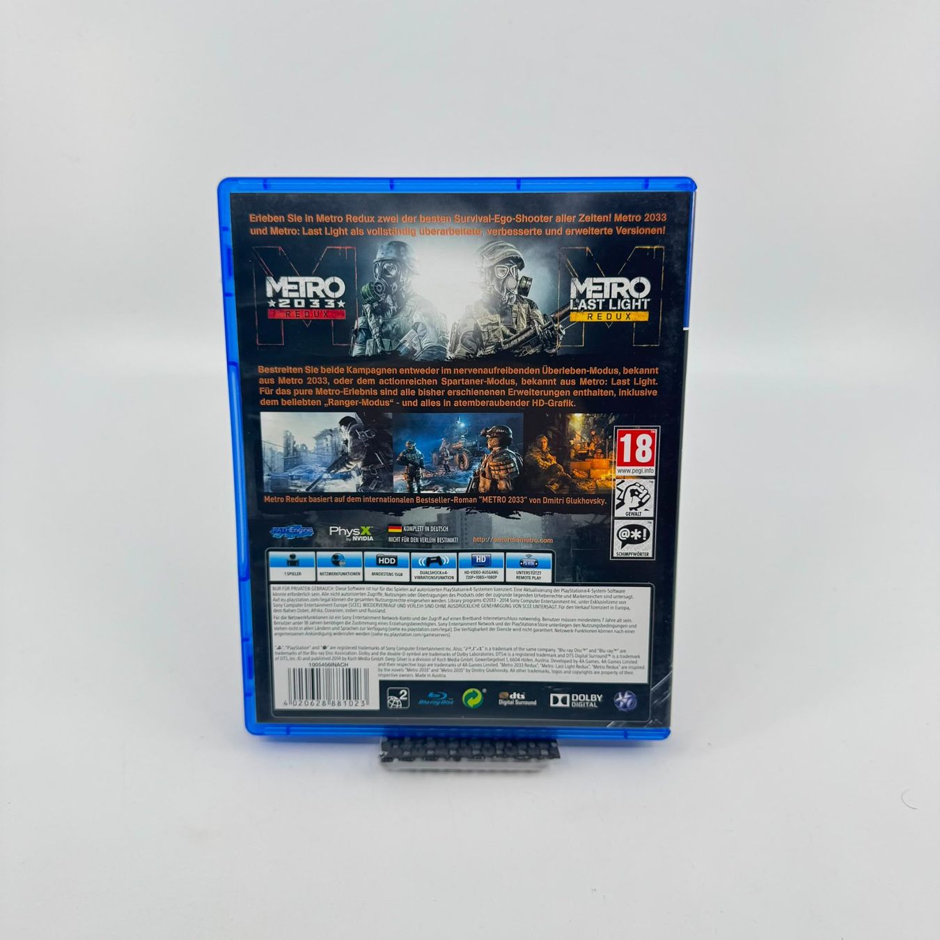 Jeux: Metro Redux (PS4) – D'occasion à Herisau par Seyashop1 2