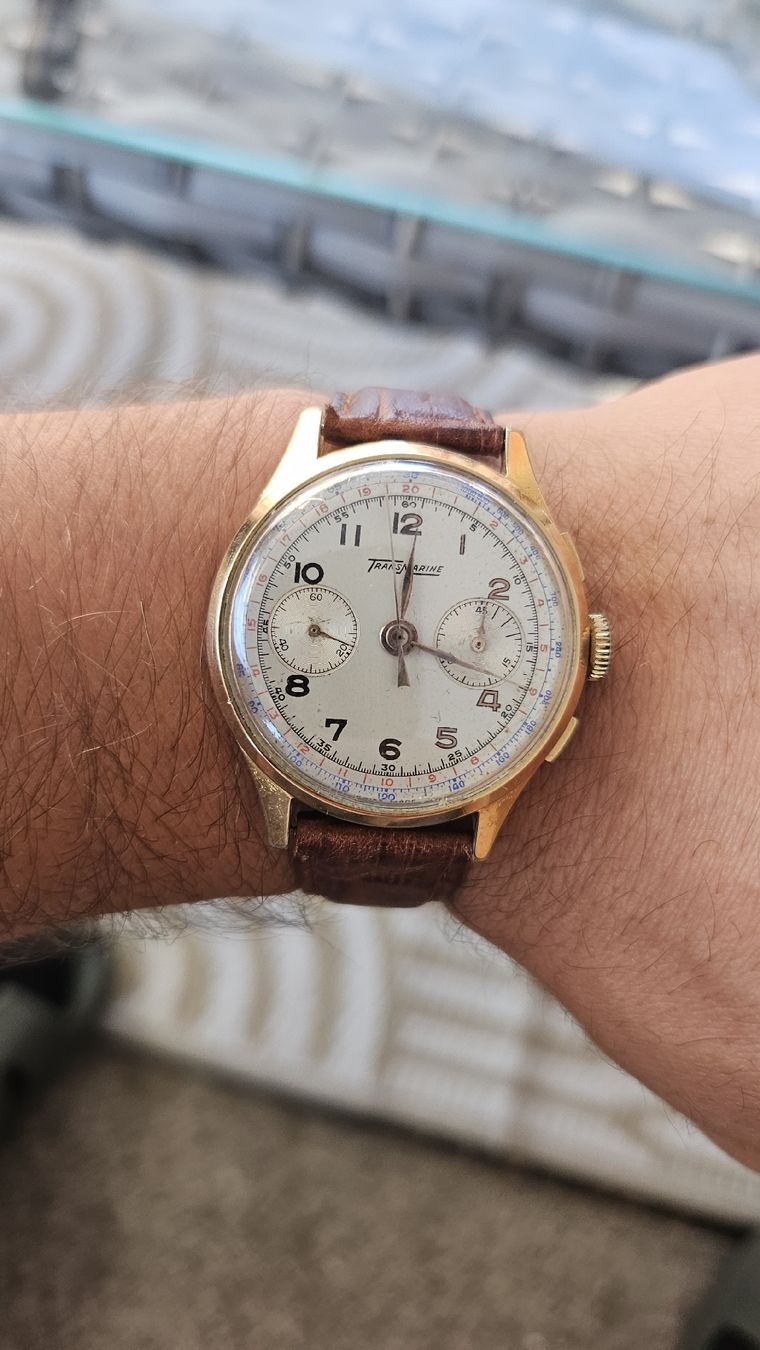 Swiss Orologi: Vintage Transmatine Chronograph  – Usato da Rickenbach b. Wil venduto da nic_8ljr 3