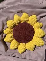 Cuscino girasole fatto a mano 🌻 Arredo casa unico!
