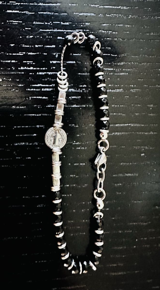 Bracciali & Braccialetti: Herrenarmband Naturstein und Silber – Usato da Volketswil venduto da Frenc77 2