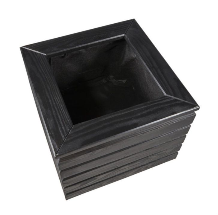 Vasi per fiori: Hochbeet schwarz - 40 x 40 cm – Nuovo e nell'imballaggio originale da Reinach BL venduto da HeTra20 1