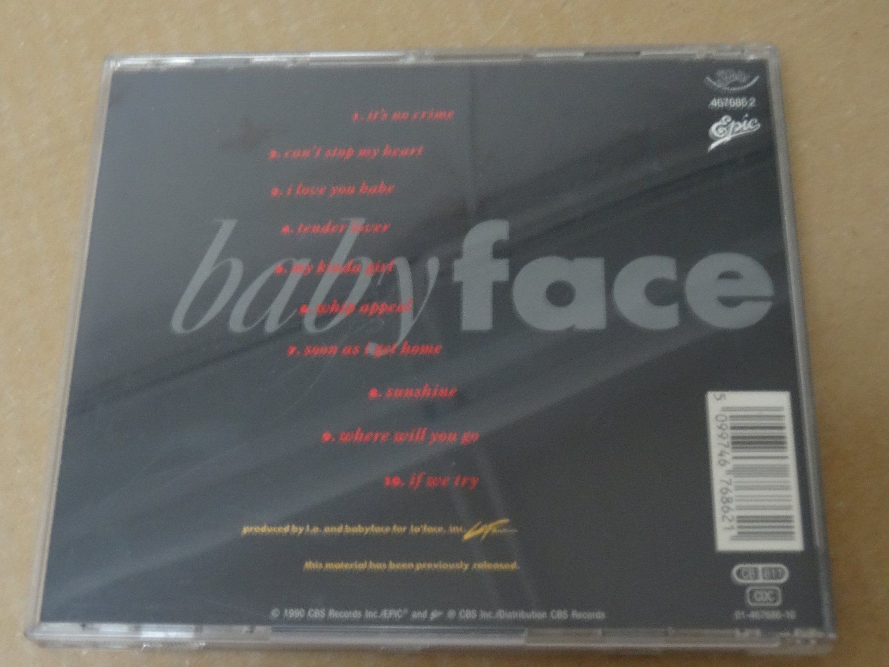 CD: Babyface - Babyface CD – Usato da Olten venduto da Disc-Ausverkauf 1