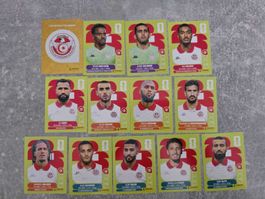 Panini WM 2026 Sticker-Kollektion: Tunesien Nationalteam