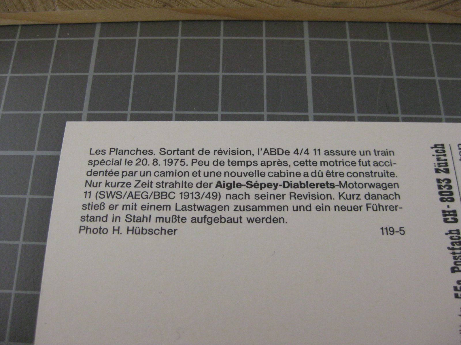 Cartoline postali: AK Les Planches mit Zug  – Nuovo (secondo la descrizione) da Malters venduto da Marosko 2
