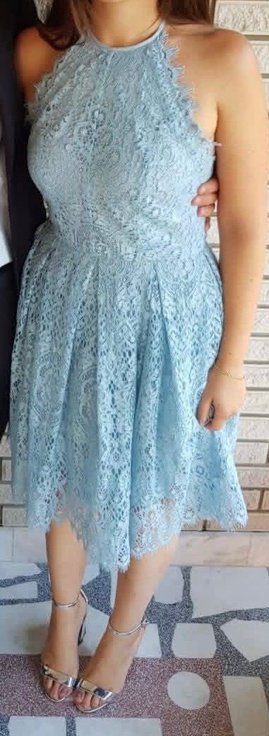 Asos Vestiti: ASOS Spitzenkleid in hellblau Grösse 38 – Usato da Basel venduto da zukk_ 2