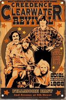 Creedence Clearwater Revival Blechschild Metal Rock Band