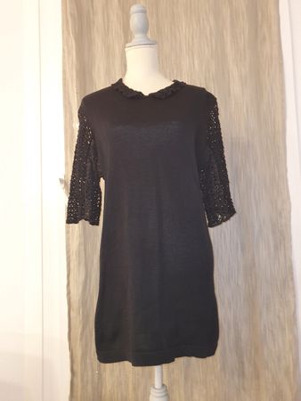 Petite robe Puro Cotone noire taille S.