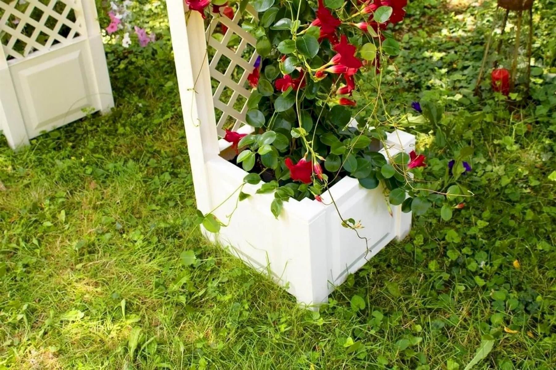 Sonstige Gartendekorationen: Rosenbogen mit Pflanzkasten KHW Spalier – Neu und originalverpackt aus Bottighofen von zaap 7