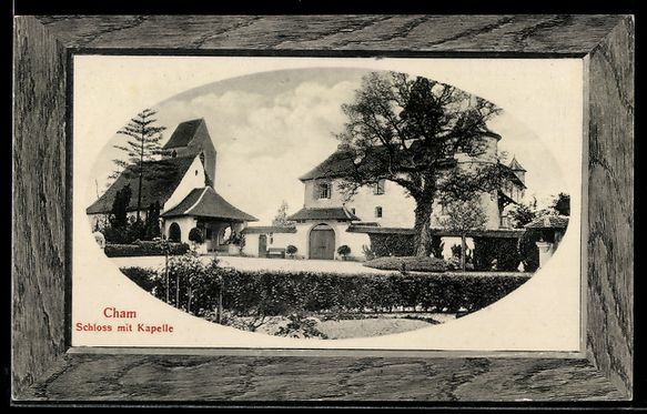 Cartoline postali: AK Cham, Schloss mit Kapelle – Usato da Berlin venduto da bartko-reher