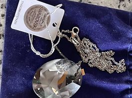 Collana argento con ciondolo Swarovski 