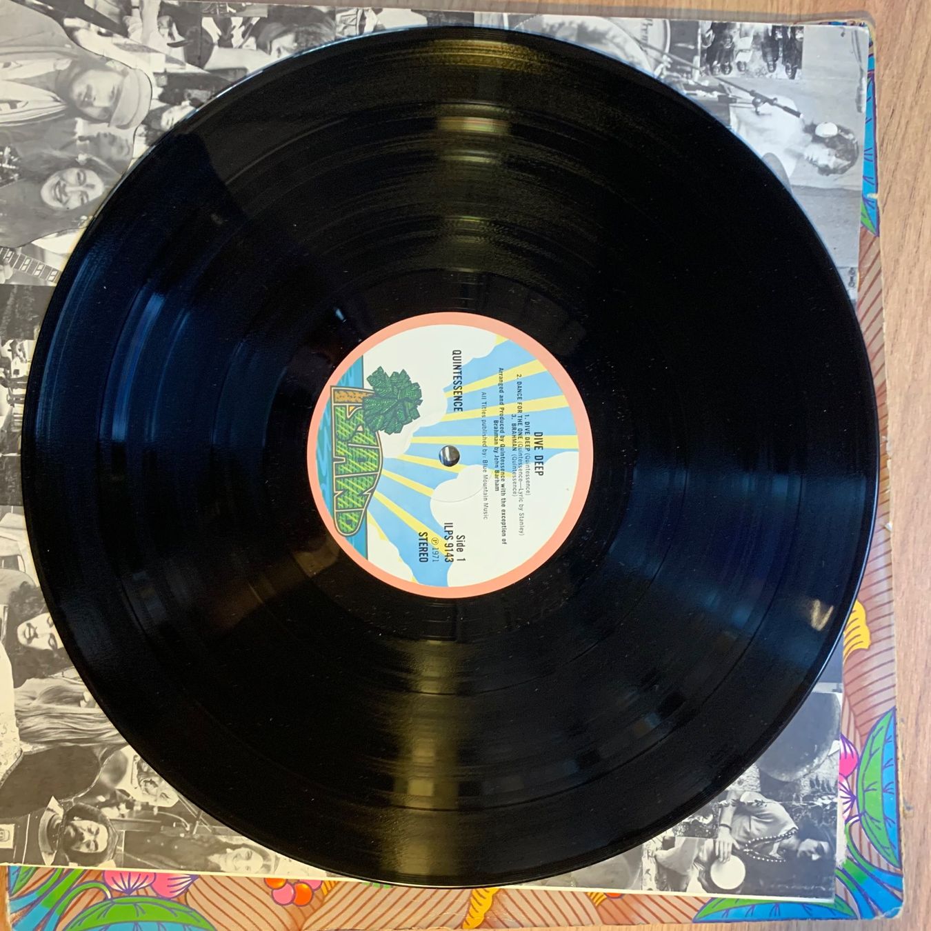 Dischi in vinile: QUINTESSENCE - DIVE DEEP...OG UK 1971...VG+/VG – Usato da Gals venduto da Diskopatshop 5