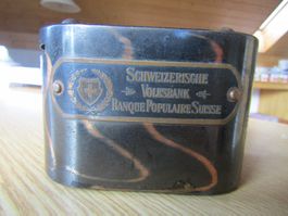 Sehr altes Bank Kässeli schweizerische Volksbank