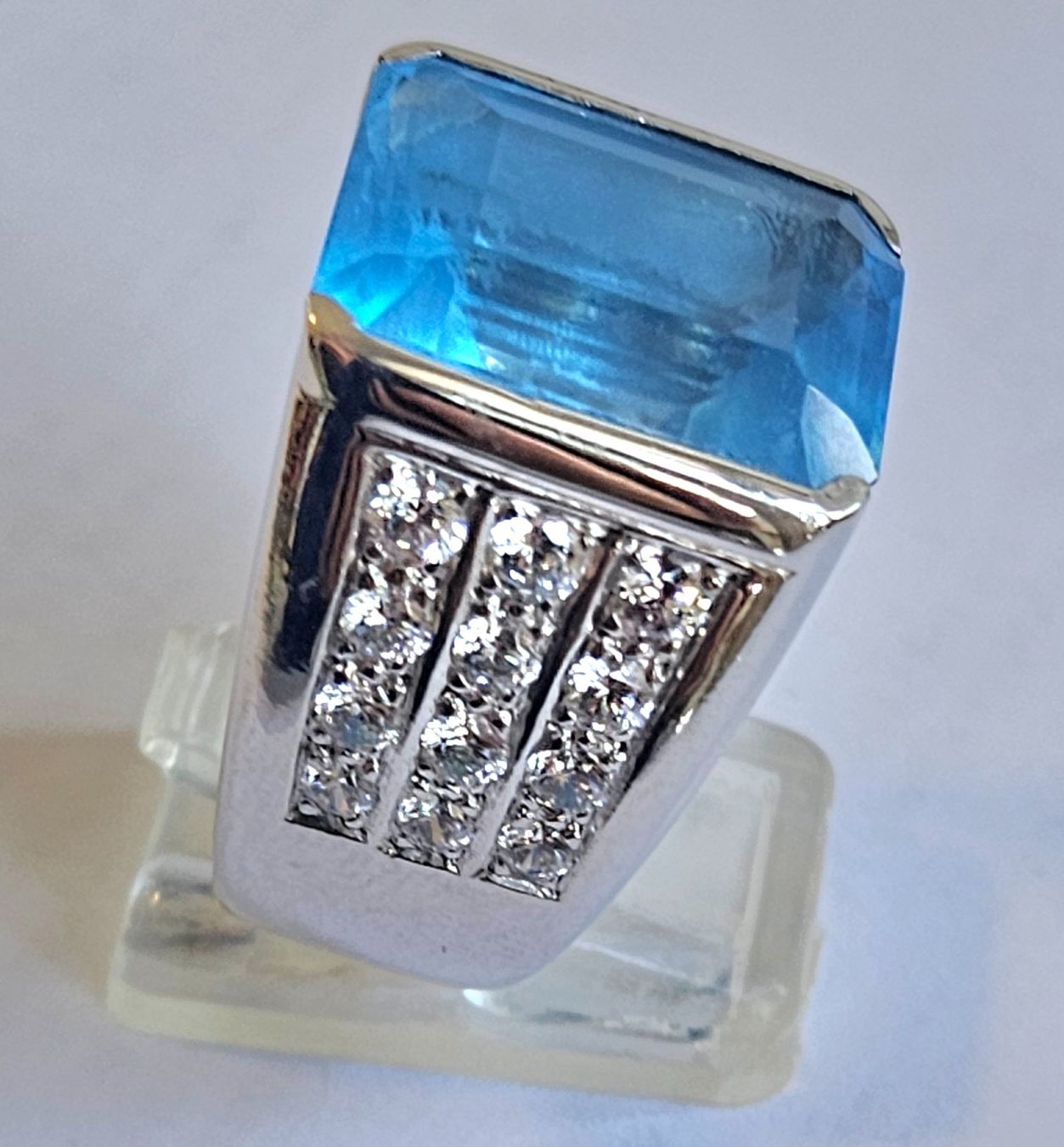 Anelli: Schwerer Edelstein Fingerring – Nuovo e nell'imballaggio originale da Zürich venduto da adriben 9