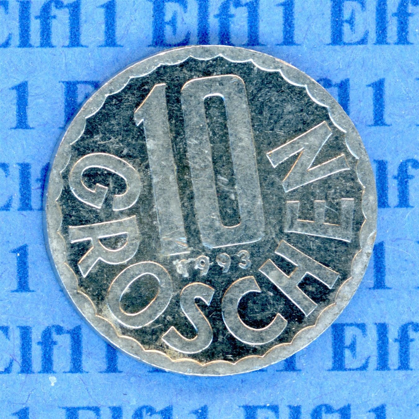 Tutti le monete: ATS___0.10 1993 -vz 10 Groschen – Usato da Widnau venduto da Elf11