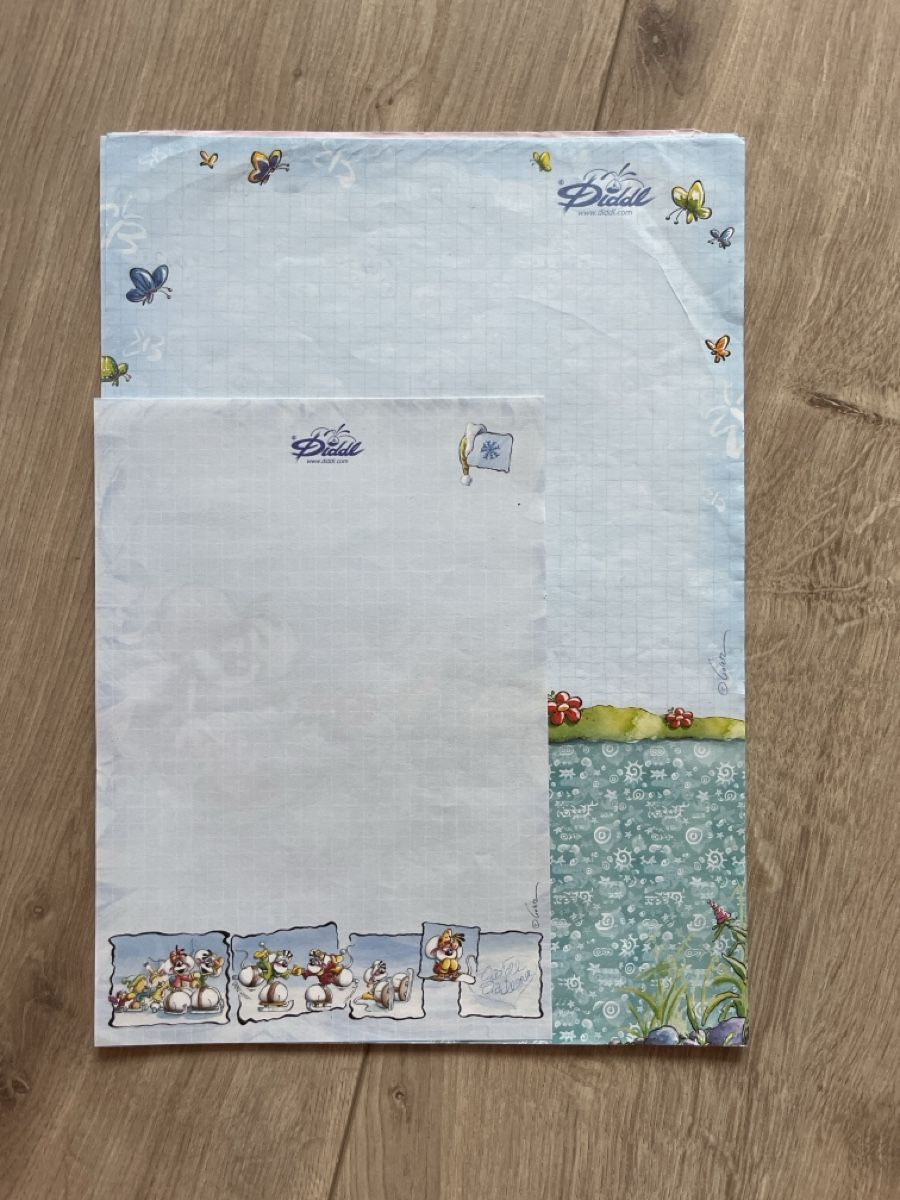 Papiere: Diddl Briefpapier Set Orginal  – Gebraucht aus Erlenbach ZH von Cadurisch 1