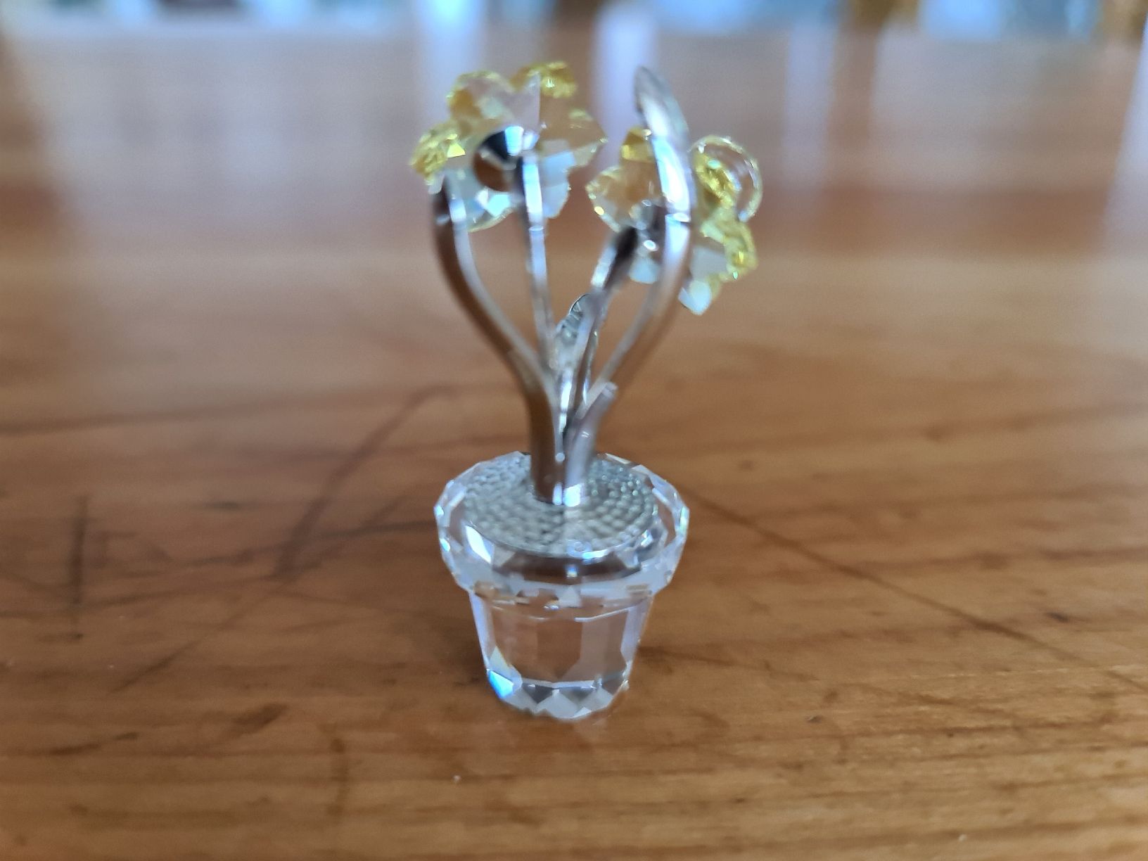 Swarovski Tutte le decorazioni: Swarovski Figur Blume im Topf  – Usato da henau venduto da Rockj 2