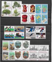 Ab 1978: USA Lot Viererblocks und Streifen mit viel Motiv **