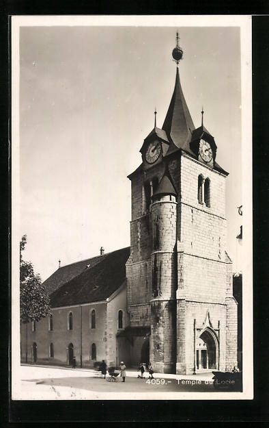 Cartoline postali: AK Le Locle, Le Temple, 1928 – Usato da Berlin venduto da bartko-reher
