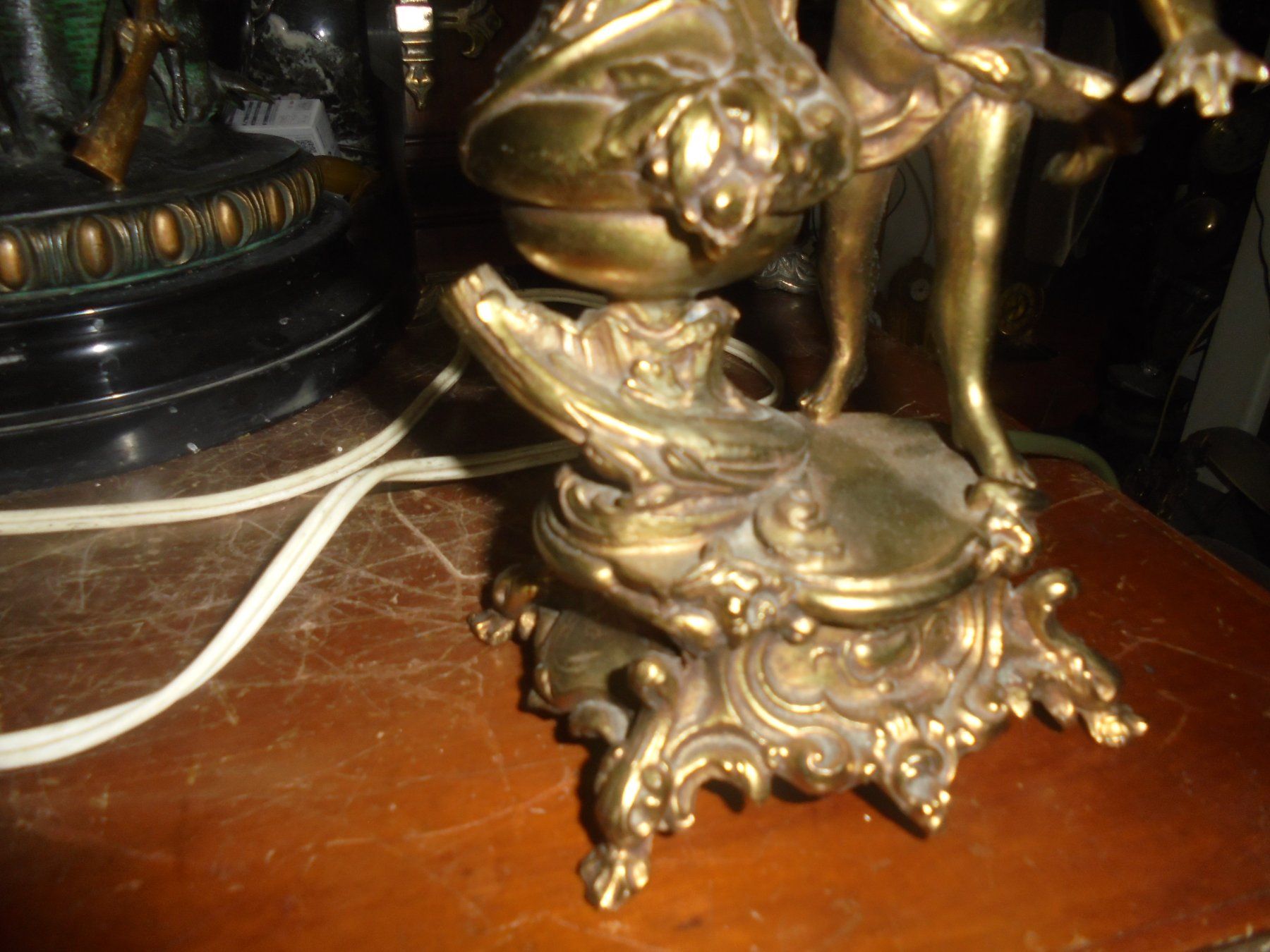 Lampade: Alte Tischlampe ca. 1950 – Usato da Camorino venduto da Hunpete 4
