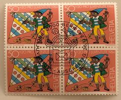 4 er Block Nr.J 291 mit Vollstempel Bern