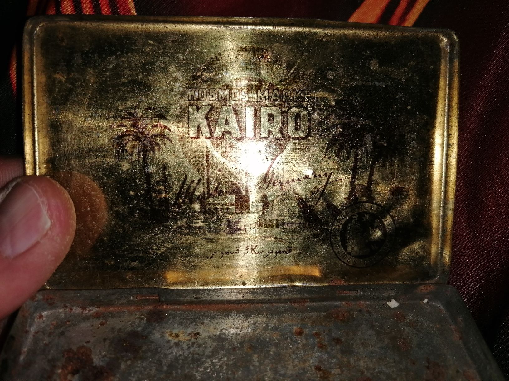 Tabak: Antike Blechdose Kairo 10 Zig.  – Gebraucht aus Zürich von Tin4Life 7