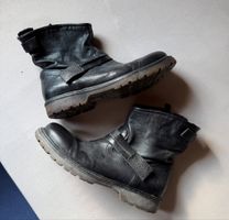 Schwarze Lederstiefel von mjus , Gr. 40