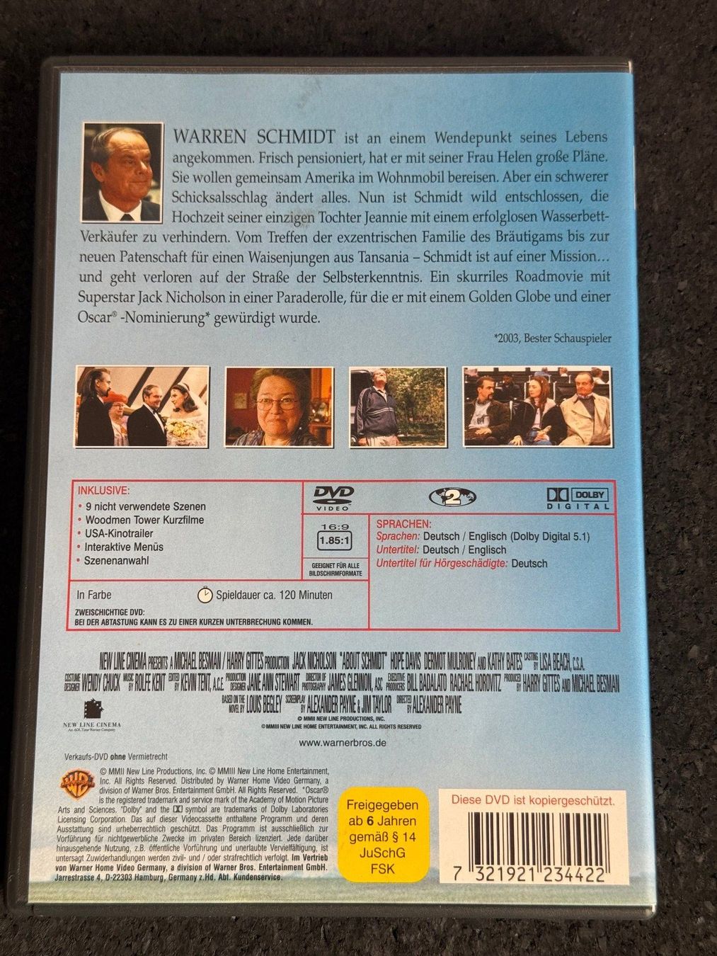 Tutti i DVDs: About Schmidt DVD DE/EN Jack Nicholson – Usato da Fribourg venduto da tschjoly 1