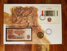Banknotenbrief - Bulgarien