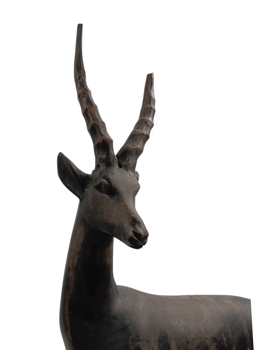 Sculture & Statue: Paar grosse alte Antilopen aus Holz  – Usato da Hochfelden venduto da Relict 4
