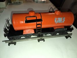 Spur 0 doppelachsiger Tankwagen Gulf