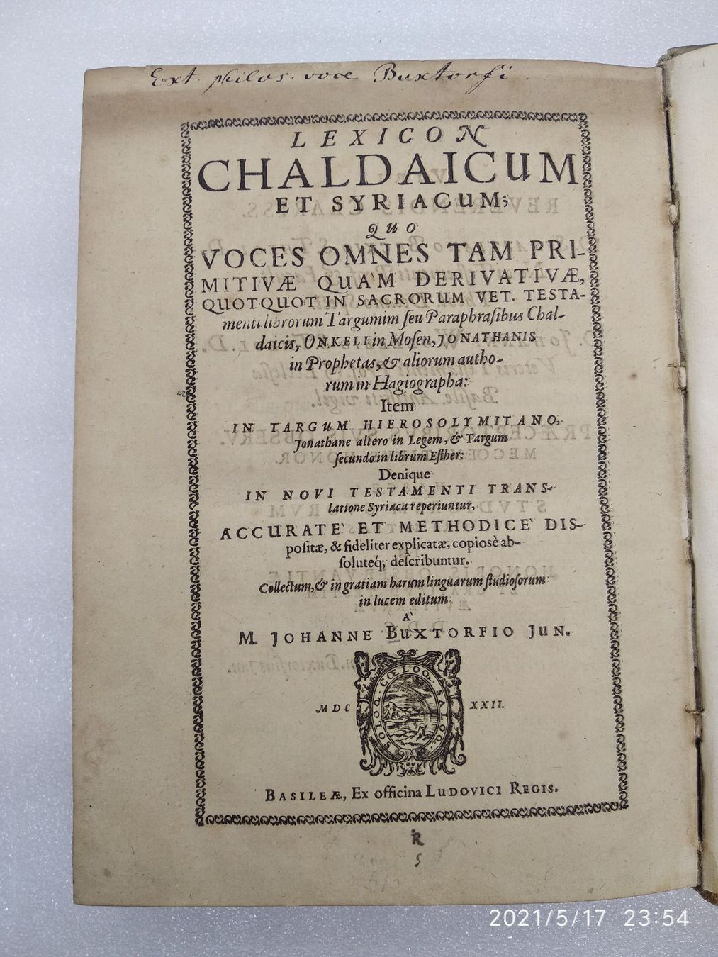 Orologi: HEBRAICUM - BUXDORF 1622 – Usato da Goldach venduto da Gaip