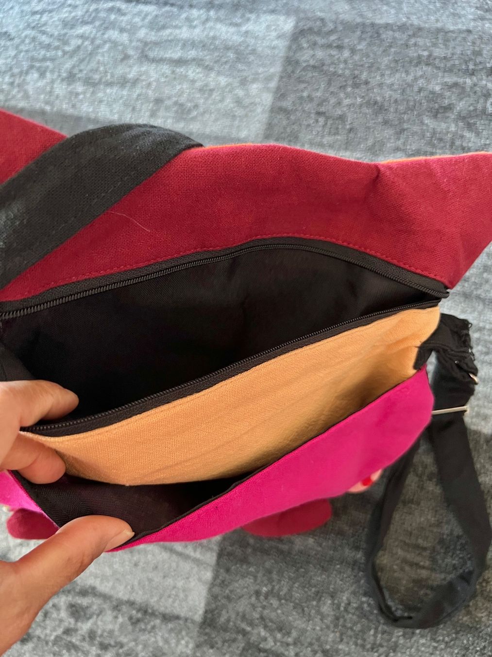 Taschen für Damen: Damen Bunte Tasche Handmade Eule 32cm – Gebraucht aus Frenkendorf von Style365 6
