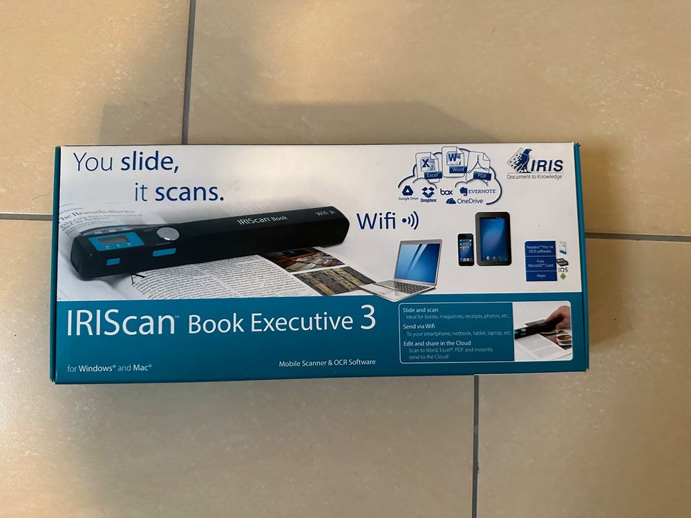 IRIScan Book Executive 3 - Mobiler Scanner - Top Zustand! | Kaufen auf ...