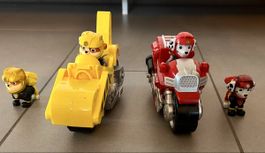 Paw Patrol Set mit 2 Motorräder und 4 Mini Figuren