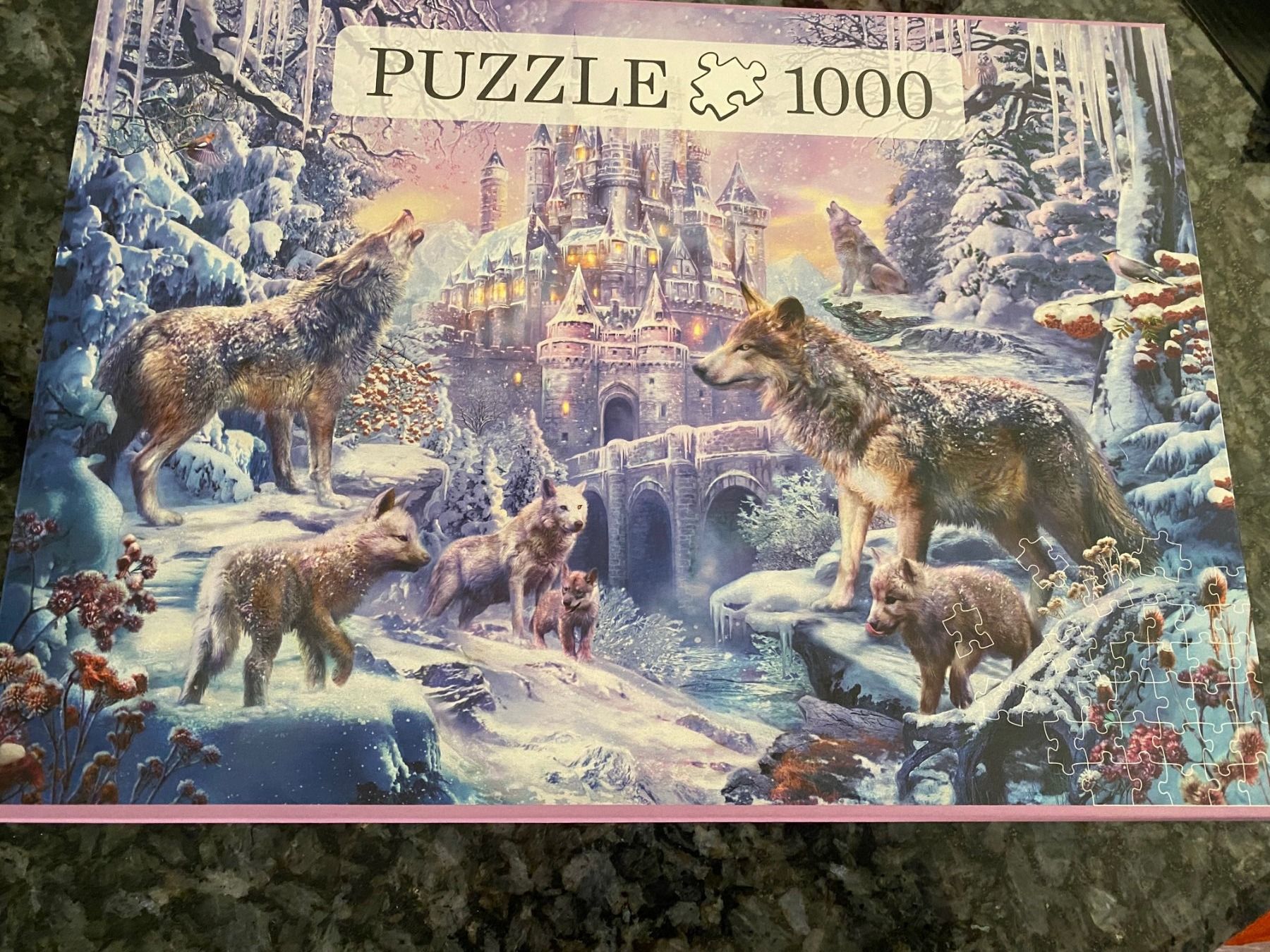 Puzzles: Puzzle 1000  **Arktische Wölfe** – Gebraucht aus Allenwinden von Obalu