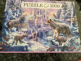 Puzzle 1000  **Arktische Wölfe**