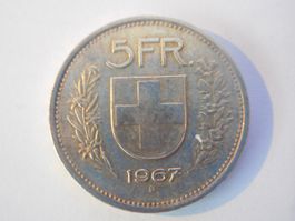 5 Fr. 1967 silber