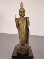 Schöner stehender Bronze Buddha aus Ceylon / Sri Lanka