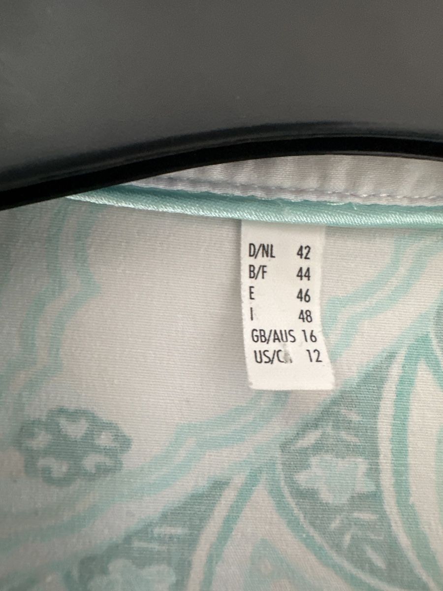 Camicette: Damen Bluse weiss / grün – Usato da Zug venduto da Hehe 3
