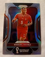 Panini Prizm WM 2022 MANUEL AKANJI Silver Card Schweiz