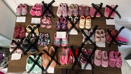 Schuhpaket (15stk!) Mädchen Sommer & Frühling - Gr.  17-25